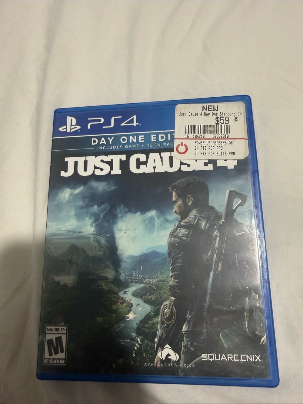 PS4 Just Cause 4 Day One Edition - Blue Case
